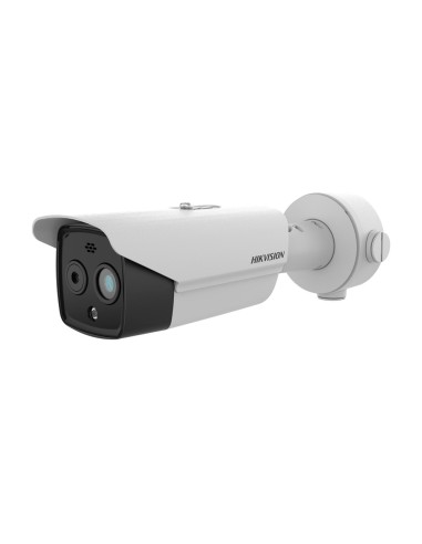 CÁMARA TÉRMICA DUAL IP HIKVISION GAMA PRO - SENSOR TÉRMICO 160X120 VOX | LENTE 9.7 MM - SENSOR ÓPTICO 1/2.7 4 MPX | LENTE 8 MM