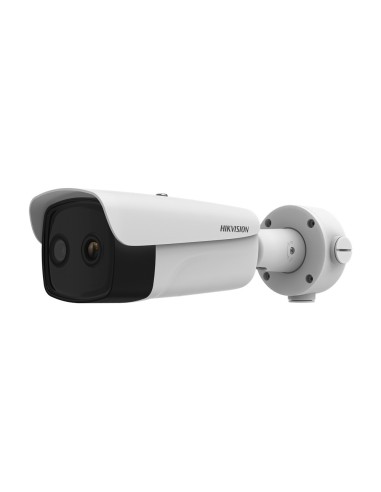 CÁMARA TÉRMICA DUAL IP HIKVISION GAMA PRO - SENSOR TÉRMICO 384X288 VOX | LENTE 25 MM - SENSOR ÓPTICO 1/2.7 4 MPX | LENTE 12 MM