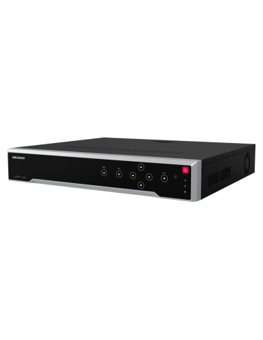 HIKVISION - GAMA PRO - GRABADOR NVR 32 CH IP | SWITCH 16 CH POE 200 W - RESOLUCIÓN MÁXIMA 12MPX@1CH | ALARMAS | AUDIO - ANCHO DE