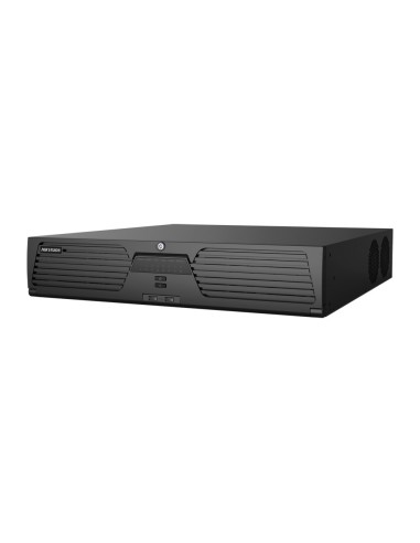 HIKVISION - GAMA SOLUTIONS - GRABADOR NVR DEEPINMIND 64 CH IP - RESOLUCIÓN 12 MPX | ALARMAS | ACUSENSE | 8 HDD - ANCHO DE BANDA