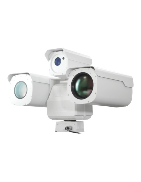 THERMTEC CÁMARA TÉRMICA IP PTZ DUAL - 640X512 INSB REFRIGERADA| LENTE 30~660MM TÉRMICO - SENSIBILIDAD TÉRMICA =20MK - PRECISIÓN