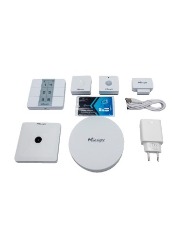 KIT DE SOLUCIÓN SMART OFFICE IOT LORAWAN - GATEWAY, SENSOR DE OCUPACIÓN, CONTACTO MAGNÉTICO - SENSOR PIR&AMP;LUZ, CONTROLADOR DE