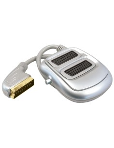 COMUTADOR EUROCONECTOR 1 MACHO A 2 HEMBRAS CON110