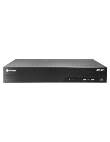 GRABADOR NVR PARA CÁMARAS IP - 16 CH VÍDEO / COMPRESIÓN H.265+ - RESOLUCIÓN MÁXIMA 8.0 MPX - ANCHO DE BANDA 160 MBPS - SALIDA HD