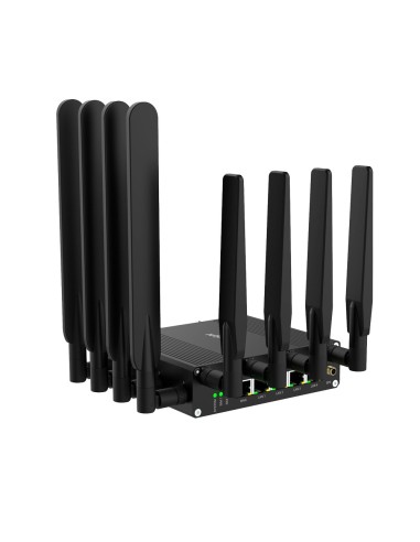 MILESIGHT ROUTER INDUSTRIAL 5G - 5G NSA Y SA - 5 PUERTOS 10/100/1000MBPS - POE 802.3 AF/AT | M.2 NVME SLOT SSD - DOBLE RANURA TA