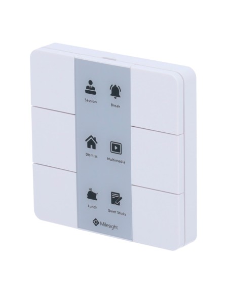 PANEL DE ESCENAS LORAWAN - HASTA 15KM DE ALCANCE CON VISIÓN DIRECTA - 6 PULSADORES DE ESCENA - CONFIGURACIÓN VÍA NFC Y APP_x000D