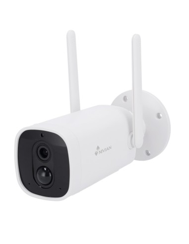 NIVIAN SMART CÁMARA 1080P - WIFI 2.4 GHZ - APTA PARA EXTERIOR | IR HASTA 8 M - BATERÍA10400MAH / PIR / DETECCIÓN DE PERSONAS - G