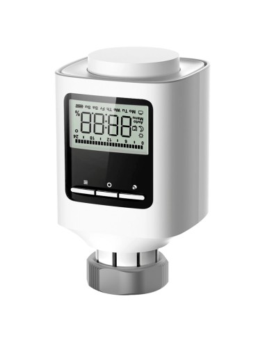 VÁLVULA INTELIGENTE PARA RADIADOR - ENLAZA VÍA RADIO CON NVS-THERMOSTAT - CONTROL DE TEMPERATURA POR ESTANCIA - ADAPTADORES UNIV