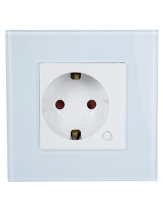 ENCHUFE ENCASTRABLE INTELIGENTE - WIFI 2.4 GHZ IEEE802.11 B/G/N - CARGA MÁXIMA 10A - PROTECCIÓN CONTRA SOBRETENSIONES - COMPATIB