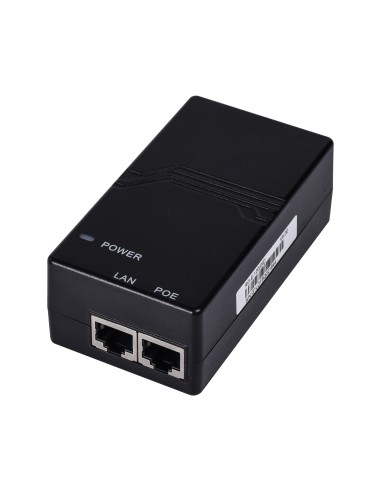 RUIJIE - INYECTOR POE IEEE802.3AF - PUERTOS RJ45 10/100/1000 MBPS - POTENCIA 15.4 W - DISTANCIA MÁXIMA 100 M - DISEÑO COMPACTO