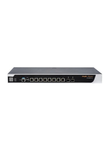 RUIJIE ROUTER CLOUD - 8 PUERTOS GIGABIT + 2 PUERTOS SFP GIGABIT - ROUTER + FUNCIONES FIREWALL - ADMITE HASTA 9 WAN PARA FAILOVER