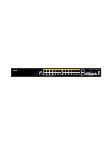 RUIJIE SWITCH CLOUD GESTIONABLE L2 - 48 PUERTOS RJ45 GIGABIT + 4 PUERTOS SFP GIGABIT - VLAN/STP/RSTP/MSTP/ACL/QOS/SNMP - LACP/DH