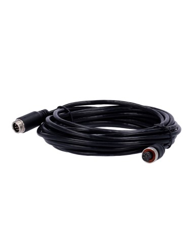 STREAMAX - CABLE PARA CÁMARAS IP PON - CONECTOR M12 AVIACIÓN - 6 PINES - LONGITUD 11M - MACHO - HEMBRA