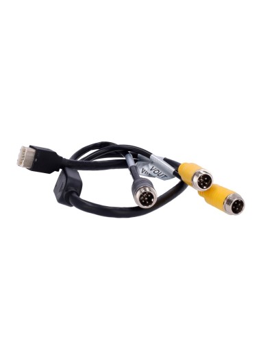 STREAMAX - CABLE DE VÍDEO PARA ST-ADPLUS20 - 1 CONECTOR CÁMARA AHD - 1 CONECTOR CÁMARA IP - 1 CONECTOR PARA SALIDA DE VÍDEO