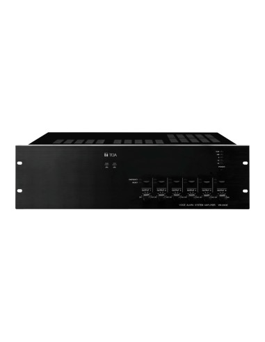 EXTENSION AMPLIFIER EN54 VM-3000  - 6 SPEAKER OUTPUTS 100V - POWER 360 WRMS - 4 MIC/LINE INPUTS - 8/8 CONTROL INPUTS/OUTPUTS - 