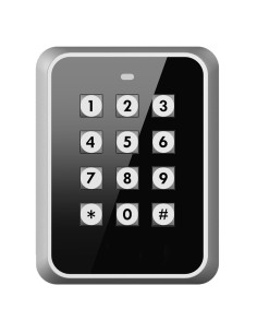 LECTOR DE ACCESO - ACCESO POR TARJETA EM Y PIN - INDICADOR LED Y ACUSTICO - WIEGAND 34 | RS485 - COMPATIBLE CON CONTROLADORAS X-