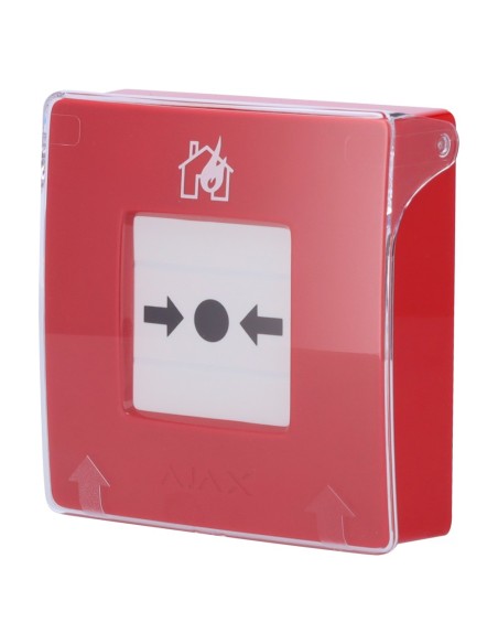 BOTÓN MANUAL DE ALARMA DE INCENDIO ROJO - CERTIFICACIÓN EN 54 - BOTÓN ALARMA INCENDIO O ACTIVADOR DE ESCENARIOS - COMPATIBLE CON