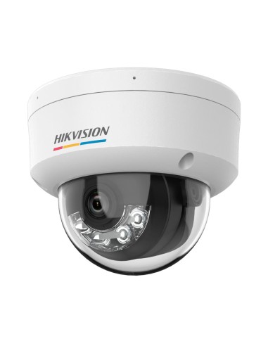 HIKVISION - CÁMARA DOMO IP GAMA VALUE - RESOLUCIÓN 2 MEGAPIXEL (1920X1080) - LENTE 2.8 MM | COLORVU - LUZ BLANCA 30 M | POE IEEE