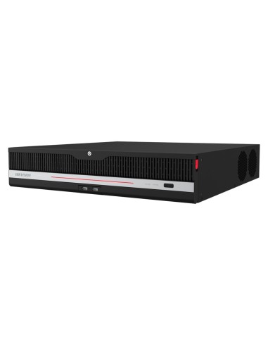 HIKVISION - GAMA SOLUTIONS - GRABADOR NVR DEEPINMIND 16 CH IP - RESOLUCIÓN 32 MPX | ALARMAS | ACUSENSE | 8 HDD - ANCHO DE BANDA