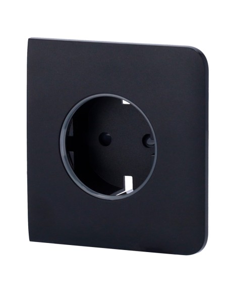 TAPA LATERAL PARA ENCHUFE INTELIGENTE TIPO F - COMPATIBLE CON AJ-OUTLETCORE-SMART - INDICADOR LED SOBRE ESTADO DEL ENCHUFE Y CON