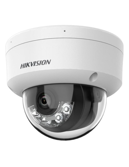 CÁMARA DOMO IP HIKVISION - GAMA VALUE - 6 MP | LENTE 2.8 MM | MICRÓFONO INTEGRADO - IR 30 M | WDR 120 DB - POE | H.265+| IP67 |
