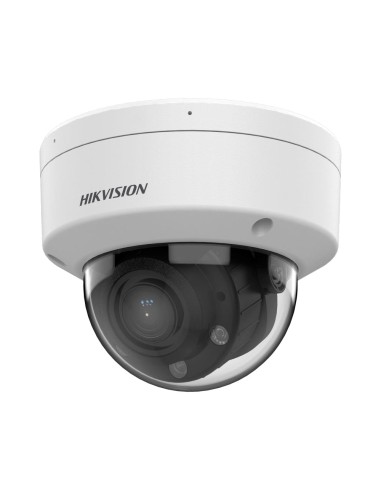 CÁMARA DOMO IP HIKVISION - GAMA CORE | MICROSD 512 GB - 4 MP | LENTE MOTORIZADA 2.8~12 MM - IR 30 M | WDR 120 DB | MIC | AUDIO |