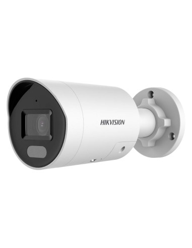 HIKVISION - CÁMARA BULLET IP GAMA PRO - RESOLUCIÓN 4 MEGAPÍXEL (2688X1520) - LENTE 2.8 MM | COLORVU | MICRÓFONO INTEGRADO - LUZ