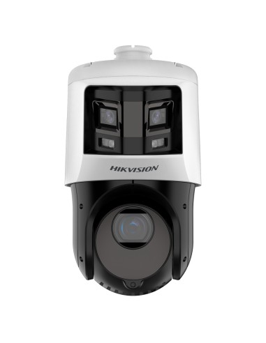 HIKVISION  - GAMA PRO - CÁMARA MOTORIZADA IP - DOBLE LENTE (PANORÁMICA 6MPX + PTZ 4MPX) - LENTE 4.8~120 MM | 25X | IP66 | COLORV