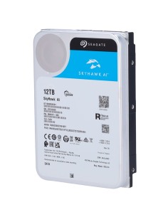 DISCO DURO SEAGATE SKYHAWK AI ST12000VE003 - CAPACIDAD 12 TB - INTERFAZ SATA 6 GB/S - DISEÑADO PARA SISTEMAS NVR CON IA - SUELTO