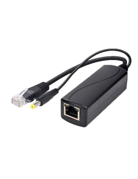 POE SPLITTER_x000D_ - PARA CÁMARAS IP NO POE_x000D_ - ENTRADA RJ45 (POE) / SALIDA RJ45 Y JACK - VELOCIDAD 10/100/1000MBPS - POTE