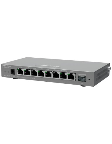 REYEE ROUTER CONTROLADOR GESTIONABLE - 8 PUERTOS RJ45 10/100 /1000 MBPS - 1 PUERTO SFP LAN/WAN - ADMITE HASTA 4 WAN PARA FAILOVE