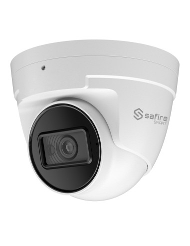 SAFIRE SMART - CÁMARA DOMO IP GAMA I2 AI AVANZADO - RESOLUCIÓN 6 MEGAPÍXEL (3296×1856) - LENTE 2.8 MM | AUDIO | IR 30M | MIC - A