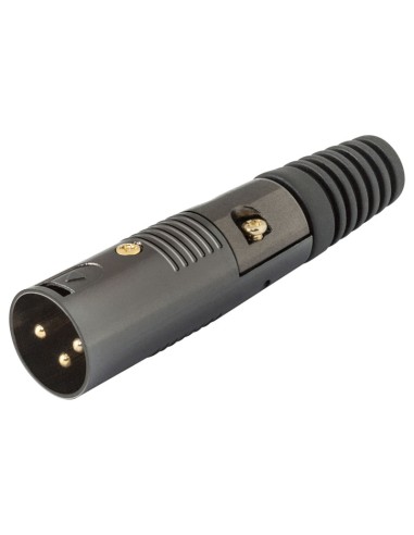 CONECTOR CANON-XLR MACHO AÉREO DE 3 PINE