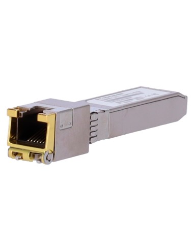 MÓDULO TRANSCEPTOR SFP+ - PUERTO COBRE CON CONECTOR RJ45 - VELOCIDADES SOPORTADAS 2.5G/5G/10G - HASTA 80M DE DISTANCIA A 10GBPS