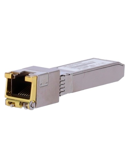 MÓDULO TRANSCEPTOR SFP+ - PUERTO COBRE CON CONECTOR RJ45 - VELOCIDADES SOPORTADAS 2.5G/5G/10G - HASTA 80M DE DISTANCIA A 10GBPS