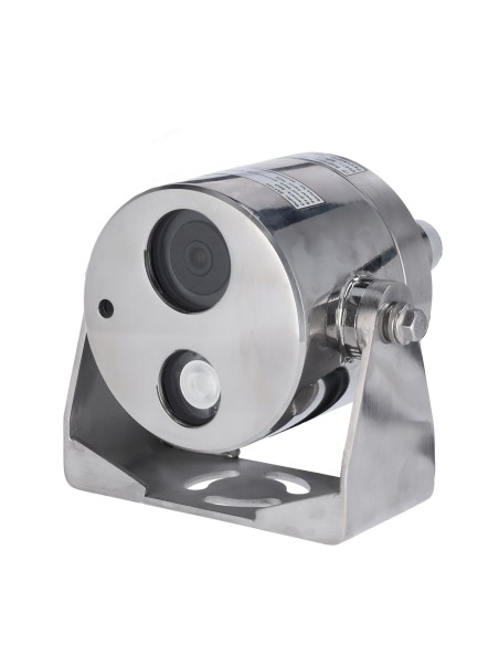 EXPLOSION PROOF IP CAMERA 4 MPX - 1/3" PROGRESSIVE SCAN CMOS - 4.0MM MOTORISED LENS - IR LEDS RANGE 30 M - STAINLESS STEEL HOUS