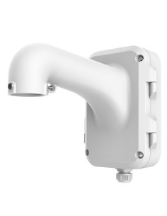 SUPPORT MURAL - BOITE DE CONNEXIONS - ADAPTÉ POUR UNE UTILISATION EXTÉRIEURE - COULEUR BLANCHE - PASSAGE DE CÂBLE - 355,5 MM (H