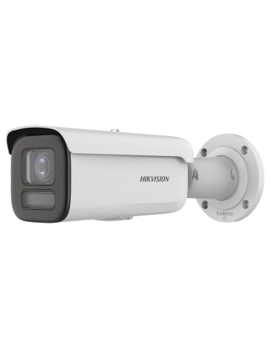 HIKVISION - CÁMARA BULLET IP GAMA PRO - RESOLUCIÓN 8 MPX (3840X2160) | POE+ | AUDIO - LENTE VARIFOCAL 2.8~12 MM | ALARMAS | COLO