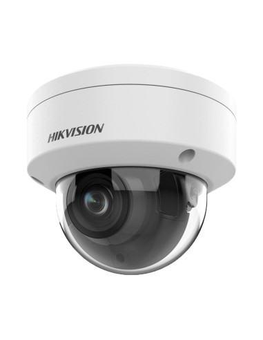 HIKVISION - CÁMARA DOMO IP GAMA PRO - RESOLUCIÓN 4 MPX | POWERED BY DARKFIGHTER - LENTE 2.8~12 MM | POE | ALARMAS | AUDIO - IR A