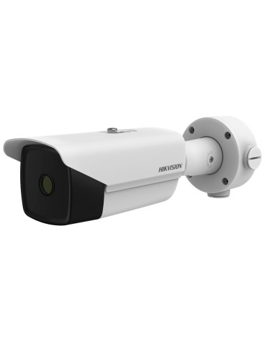 CÁMARA TÉRMICA IP HIKVISION GAMA PRO - SENSOR TÉRMICO 384X288 VOX | LENTE 35 MM - SENSIBILIDAD TÉRMICA = 35 MK - DETECCIÓN DE PR