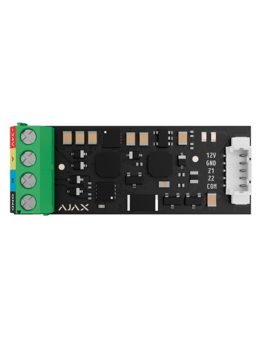 MÓDULO DE INTEGRACIÓN DISPOSITIVO DE TERCEROS - PROTOCOLO FIBRA - CERTIFICADO GRADO 3 - 2 ENTRADAS CABLEADAS  - ALARMA CONFIGURA