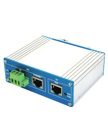 POE SPLITTER_x000D_ - PARA CÁMARAS IP NO POE_x000D_ - ENTRADA RJ45 (POE) / SALIDA RJ45 Y JACK  - VELOCIDAD10/100/1000MBPS  - POT