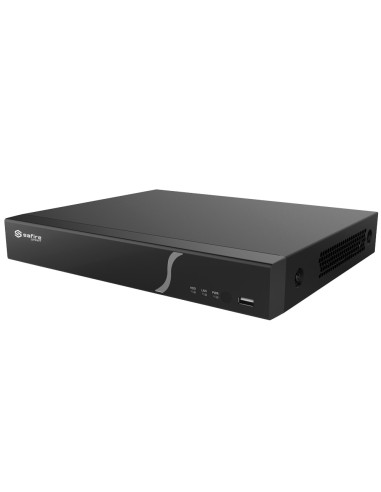 SAFIRE SMART - GRABADOR NVR PARA CÁMARAS IP GAMA A1 - 8CH VÍDEO POE 80W / COMPRESIÓN H.265+ - RESOLUCIÓN HASTA 8MPX / ANCHO DE B