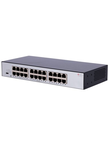 SAFIRE SWITCH DE SOBREMESA  - 24 PUERTOS GIGABIT - VELOCIDAD 10/100/1000 MBPS - PLUG &AMP; PLAY - TECNOLOGÍA DE AHORRO DE ENERGÍ