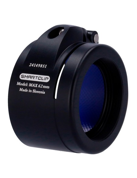 ADAPTADOR ACOPLABLE TÉRMICO CLIP-ON - ROSCA M52X0.75 - TAMAÑO 62 MM - ALUMINIO - NEGRO