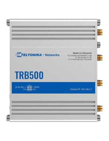 TELTONIKA GATEWAY 5G INDUSTRIAL - 5G SUB-6GHZ SA/NSA   - COMPATIBLE CON 4G/3G - PUERTO RJ45 10/100/1000MBPS - CONECTOR MICRO USB