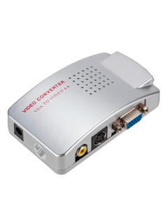 VIDEOADAPTER - EINGÄNGE: VGA - AUSGANG: VGA, S-VIDEO UND VIDEO RCA - MEHRERE AUFLÖSUNGEN WERDEN UNTERSTÜTZT - NTSC- UND PAL-VIDE