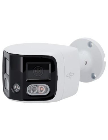 CÁMARA BULLET IP X-SECURITY 8 MEGAPÍXEL - ACTIVE DETERRENCE | SMD 4.0 - 2 LENTES 2.8 MM / DUAL LIGHT 20M - WDR 120 DB | MICRÓFON