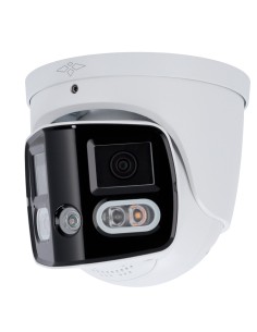 CÁMARA TURRET IP X-SECURITY 8 MEGAPÍXEL - ACTIVE DETERRENCE | SMD 4.0 - 2 LENTES 2.8 MM / DUAL LIGHT 20M - WDR 120 DB | MICRÓFON