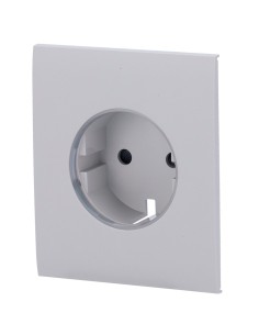 TAPA CENTRAL PARA ENCHUFE INTELIGENTE TIPO F - COMPATIBLE CON AJ-OUTLETCORE-SMART - INDICADOR LED SOBRE ESTADO DEL ENCHUFE Y CON